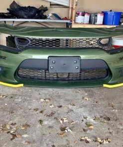 Dodge Charger Scat Pack 392 Front Bumper in Striking Green with Yellow Accents