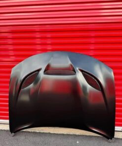 Matte Black Custom Hood with Functional Ram Air Intake