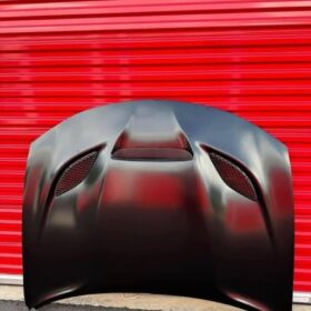 Matte Black Custom Hood with Functional Ram Air Intake